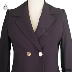 مانتو فرم اداری مدل کتی بنفش کد ma7322-423