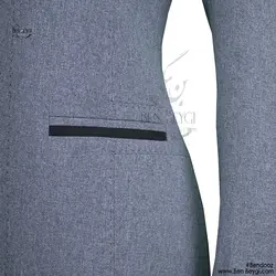 مانتو فرم اداری یقه گرد بانتودوزی کد 7297