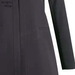 مانتو شلوار اداری 8 خط مغزی دوزی بادمجانی کد 4762