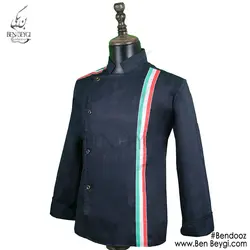 مدل لباس کار پیراهن آشپزی طرح ایتالیا ik-4497