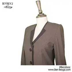 مدل مانتو فرم اداری یقه هفت کد 3908