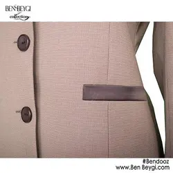مدل مانتو فرم اداری یقه ایستاده کد 3902