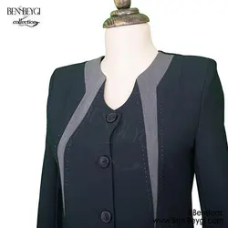 مدل مانتو شلوار اداری یقه هفت کد 3890