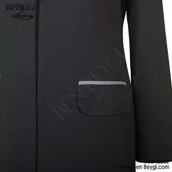 مدل مانتو فرم اداری یقه ایستاده کد 3828