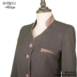 مدل مانتو شلوار اداری نسکافه ای کد 3820