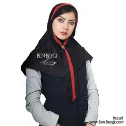 مدل مقنعه کرواتی تل سر خود بروجرد MI-3752