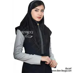 مدل مقنعه کرواتی تل سر خود MI-3750