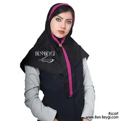 مدل مقنعه کرواتی تل سر خود MI-3750