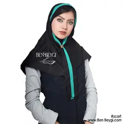 مدل مقنعه کرواتی تل سر خود MI-3750