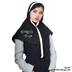 مدل مقنعه کرواتی تل سر خود MI-3750