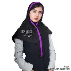 مدل مقنعه کرواتی تل سر خود MI-3750