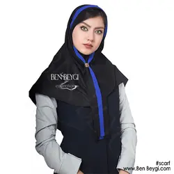 مدل مقنعه کرواتی تل سر خود MI-3750