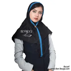 مدل مقنعه کرواتی تل سر خود MI-3750