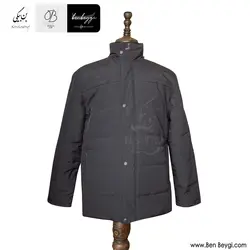 کاپشن زمستانی | پارچه شمعی | رنگ مشکی مدل پفی آستر پشم شیشه [ویدئو] کد 30975