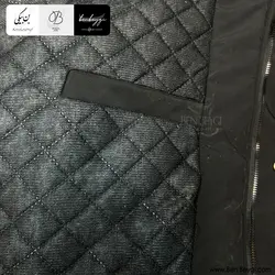 کاپشن زمستانی | پارچه شمعی | رنگ مشکی مدل پفی آستر پشم شیشه [ویدئو] کد 30975