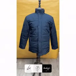 کاپشن زمستانی | پارچه شمعی | رنگ مشکی مدل پفی آستر پشم شیشه [ویدئو] کد 30975