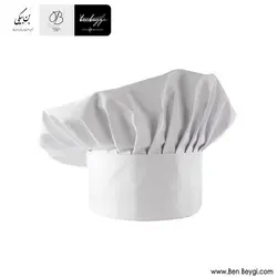 کلاه آشپزی رنگ سفید کد 31425-IR