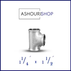 سه راه تبدیلی گالوانیزه سایز 1,1/2*1,1/4 اینچ
