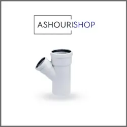 سه راه پوشفیت 45 درجه سایز 110-110 برند نیوفلکس سایلنت