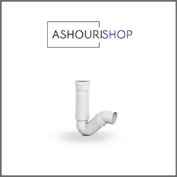 سیفون 110 یک تکه با لوله سوکت دار سایز 35cm برند نیوفلکس سایلنت