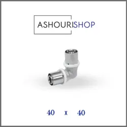 زانو 90 درجه پرسی سایز 40*40 برند نیوپایپ