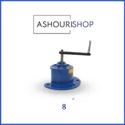 شیر ته خط فلنجدار (هندلی) چدنی  PN16 سایز 8 اینچ وگ ایران (بی همتا)