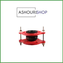 لرزه گیر لاستیکی قرمز 10 بار فشار سایز 3 برند ارتعاشات صنعتی ایران