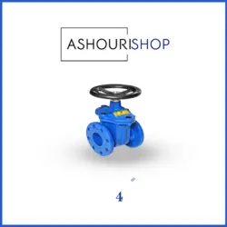 شیر فلکه کشویی (محور صعودی) چدنی PN16 سایز 4 اینچ وگ ایران (بی همتا)