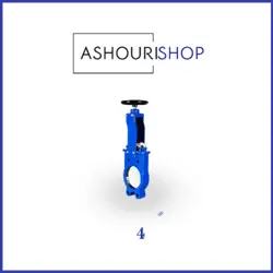 شیر چاقویی چدنی PN10-16 سایز 4 اینچ میراب