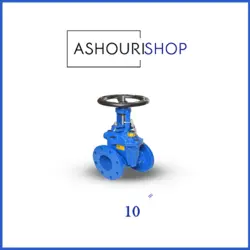 شیر فلکه کشویی زبانه لاستیکی چدنی PN16 سایز 10 اینچ وگ ایران (بی همتا)