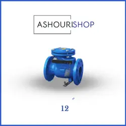 شیر یکطرفه فنردار چدنی PN16 سایز 12 اینچ وگ ایران بی همتا