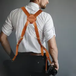 بند دوربین عکاسی دو طرفه (Brown)