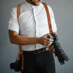 بند دوربین عکاسی دو طرفه (Brown)