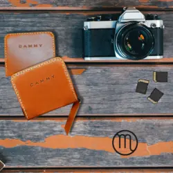 کیف کارت حافظه و باتری دوربین (Orange)