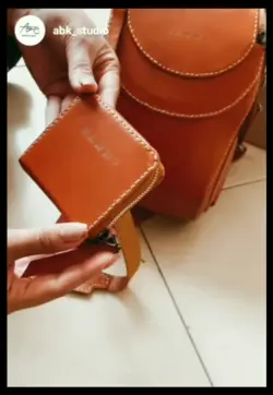 کیف کارت حافظه و باتری دوربین (Orange)