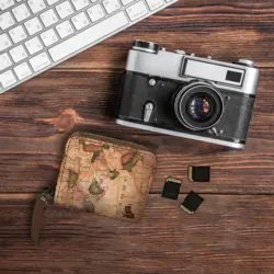 کیف کارت حافظه و باتری دوربین (طرح نقشه)