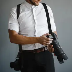 بند دوربین عکاسی دو طرفه (Brown)