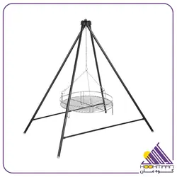 خرید منقل سرخپوستی+ساج+توری گریل 2 | ساج ضد زنگ