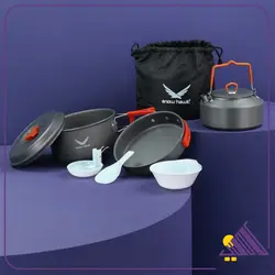 خرید ست ظروف اسنوهاک دونفره مدل SN-D55A | مخصوص کمپینگ