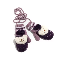 دستکش بافت عروسکی خرسی - دنیای کلاه