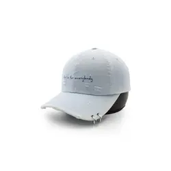 طرح جین زاپدار نقاب حلقه دار - دنیای کلاه