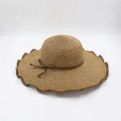 کلاه دوردار حصیری لبه دالبر - دنیای کلاه