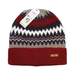 کلاه بافت آكرليك nordbron لبه برگرد ريز بافت طرح زيگزاگ Foxley - دنیای کلاه