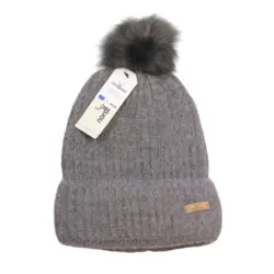 کلاه بافت آكرليك nordbron لبه برگرد پم دار جودون Luths ملانژ - دنیای کلاه