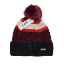 کلاه بافت آكرليك nordbron لبه برگرد پم دار مخملی Leonie - دنیای کلاه