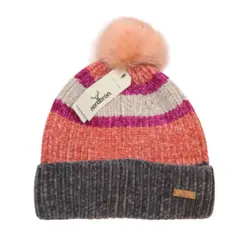 کلاه بافت آكرليك nordbron لبه برگرد پم دار مخملی Leonie - دنیای کلاه
