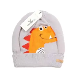 کلاه بچگانه بافت آكرليك nordbron لبه برگرد ریزبافت دایناسور Dino - دنیای کلاه