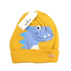 کلاه بچگانه بافت آكرليك nordbron لبه برگرد ریزبافت دایناسور Dino - دنیای کلاه