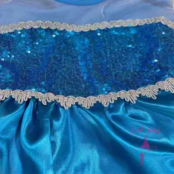 لباس پرنسس السا بچگانه به همراه اکسسوری