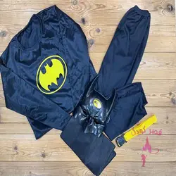 ست لباس و ماسک بتمن کودک و نوجوان